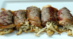 31. Beef Enoki